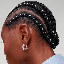 Strass fürs Haar - Selbstklebender Strassschmuck Fürs Haar